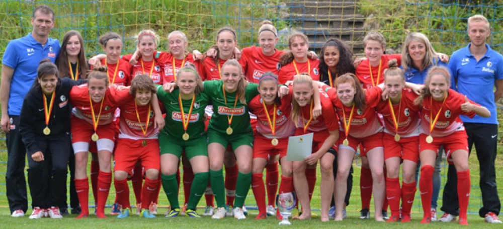 Die B-Juniorinnen des SC Freiburg