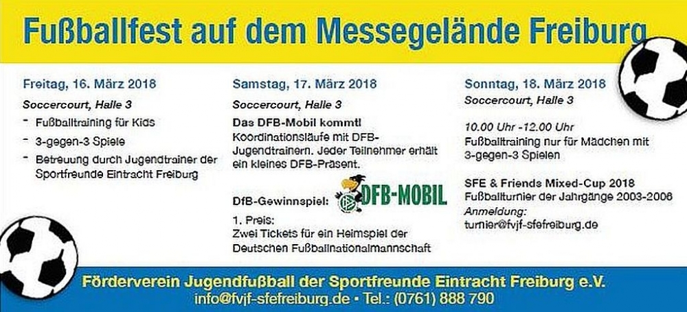 DFB-Mobil besucht die Freizeitmesse