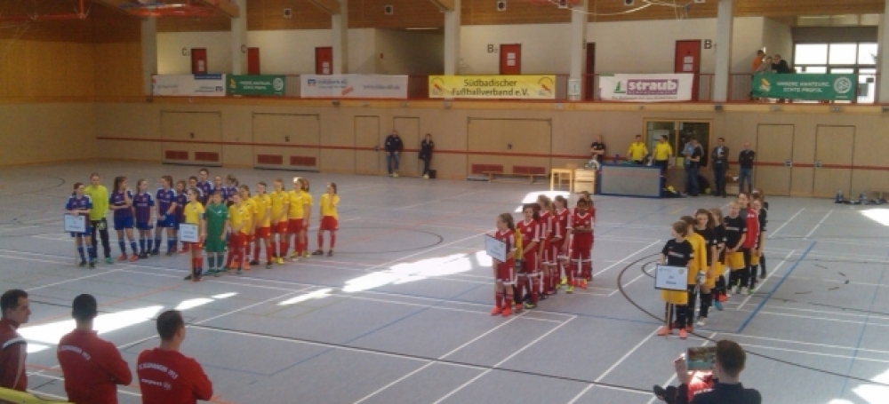 Für das Landesfinale um den VR-Talentiade CUP qualifizierten sich die besten vier Mannschaften der D-Juniorinnen.