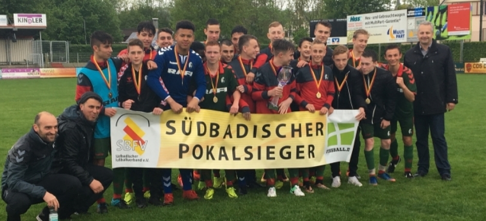 Der SC Freiburg ist Verbandspokalsieger der C-Junioren