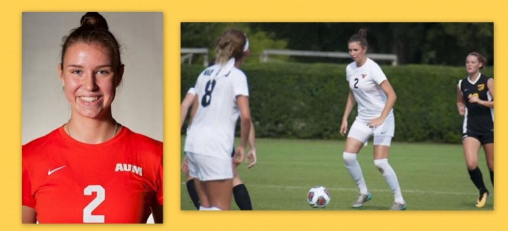Marie Stöber studiert mit einem Fußballstipendium in den USA.