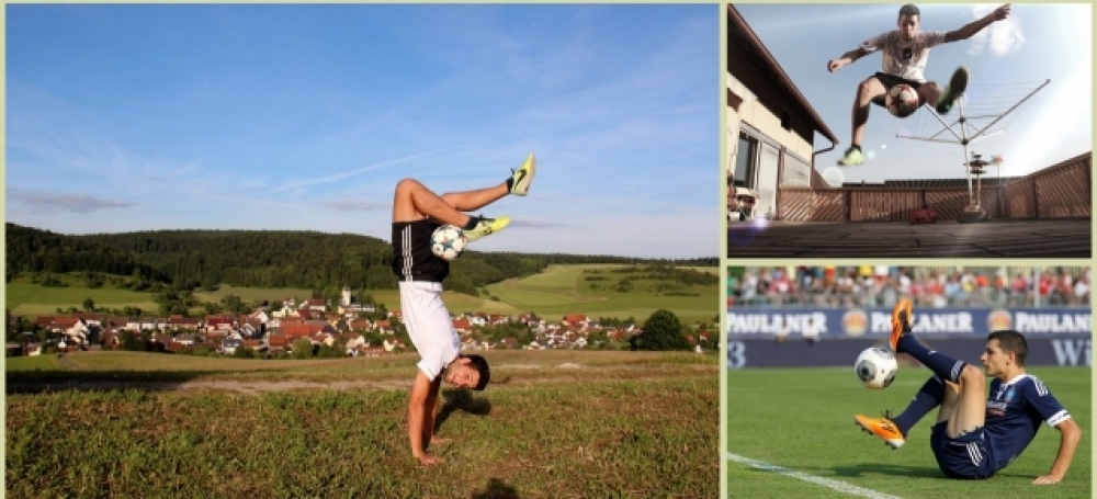 Für das Rahmenprogramm konnte der Freestyler Patrick Bäurer gewonnen werden (Bildquelle: Felix Gärtner).
