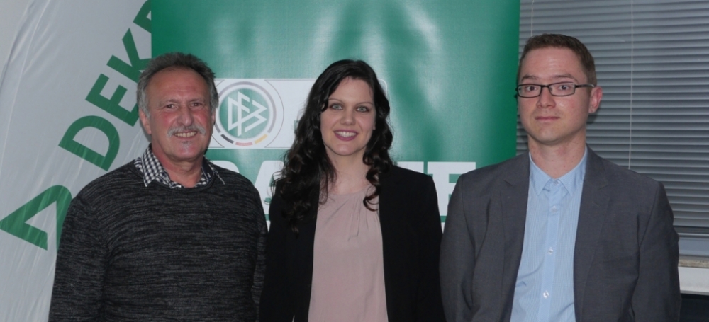 Die Verbandssieger Walter Osswald, Sarina Schüle und Marco Brendle (v.l.)